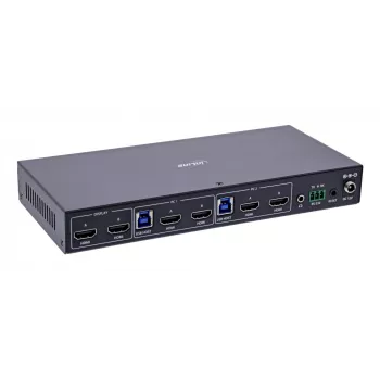 InLine 57885H KVM Switch para montagem em rack preto