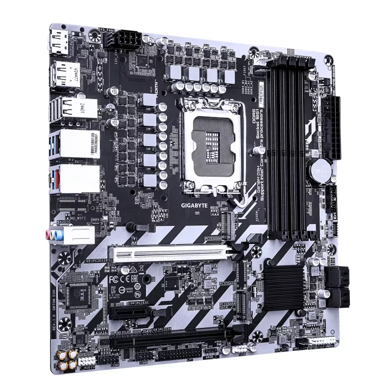 Gigabyte Q870M D3H Placa-mãe, LGA1851, Micro ATX, Q870