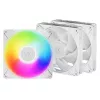 ARCTIC Freezer P14 Pro A-RGB (branco) - pack de 3 ventoinhas A-RGB PWM de 140 mm com distribuidor de cabos