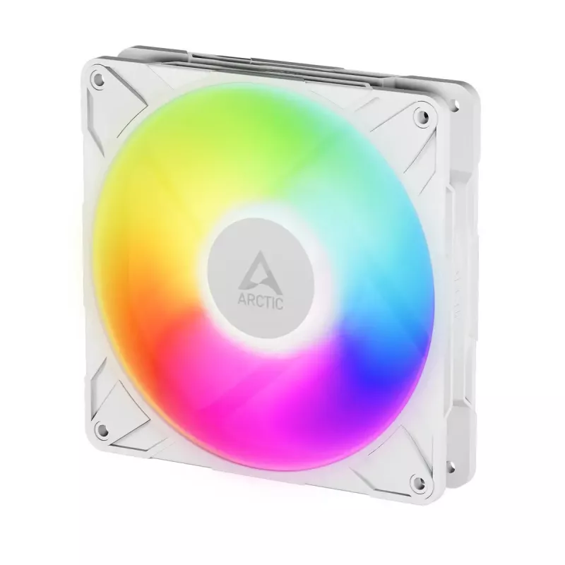 ARCTIC Freezer P14 Pro A-RGB (branco) - pack de 3 ventoinhas A-RGB PWM de 140 mm com distribuidor de cabos