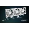 ARCTIC Freezer P14 Pro A-RGB (branco) - pack de 3 ventoinhas A-RGB PWM de 140 mm com distribuidor de cabos