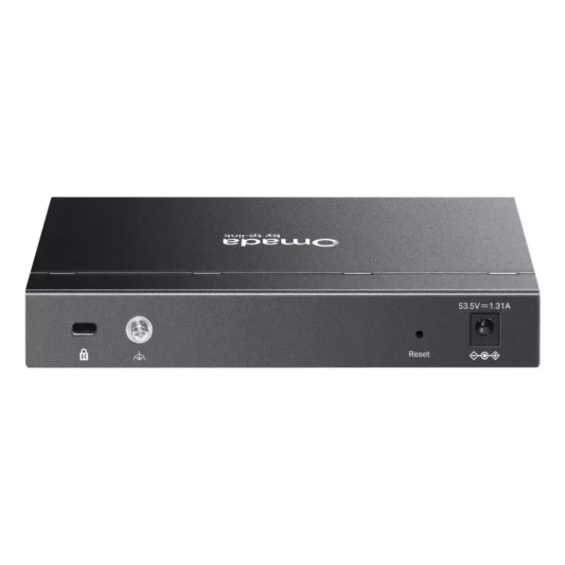 TP-Link Omada ES208GP Switch de rede Gerido L2 Gigabit Ethernet (10/100/1000) Power over Ethernet (PoE) calha DIN preto