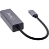 InLine 33380Q Adaptador RJ-45 USB Type-C macho 1 Gbit/s cinzento