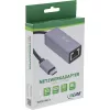 InLine 33380Q Adaptador RJ-45 USB Type-C macho 1 Gbit/s cinzento