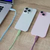 Cabo USB InLine 35892P USB 2.0 2 m USB C violeta
