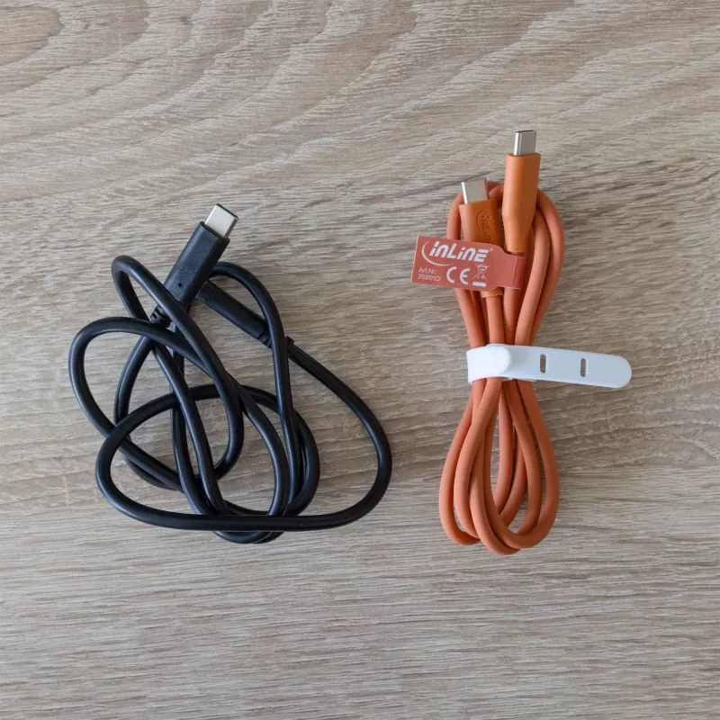 Cabo USB InLine 35892O 2 m USB-C laranja USB 2.0 0,48 Gbit/s