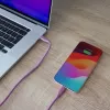 Cabo USB InLine 35891P 1m USB C violeta USB 2.0 0,48 Gbit/s
