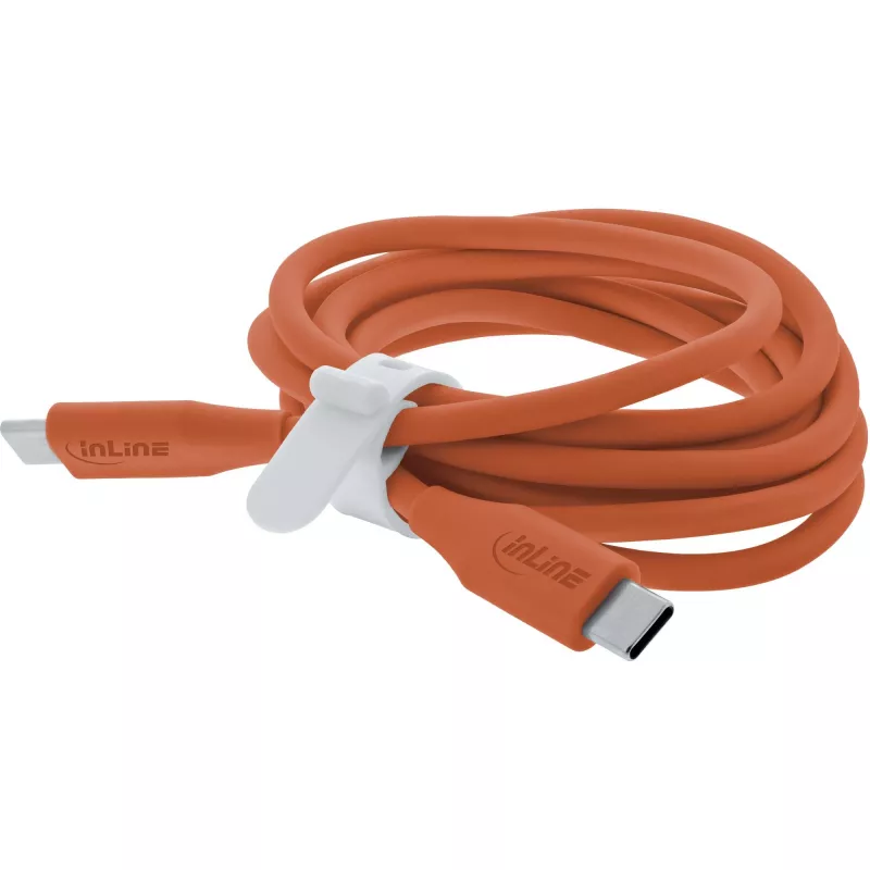 Cabo USB InLine 35891O USB 2.0 1 m USB C laranja