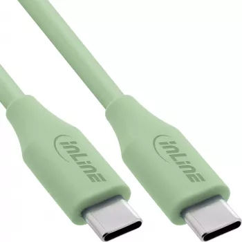 Cabo USB InLine 35891G 1 m USB C verde USB 2.0 0,48 Gbit/s