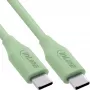 Cabo USB InLine 35891G 1 m USB C verde USB 2.0 0,48 Gbit/s