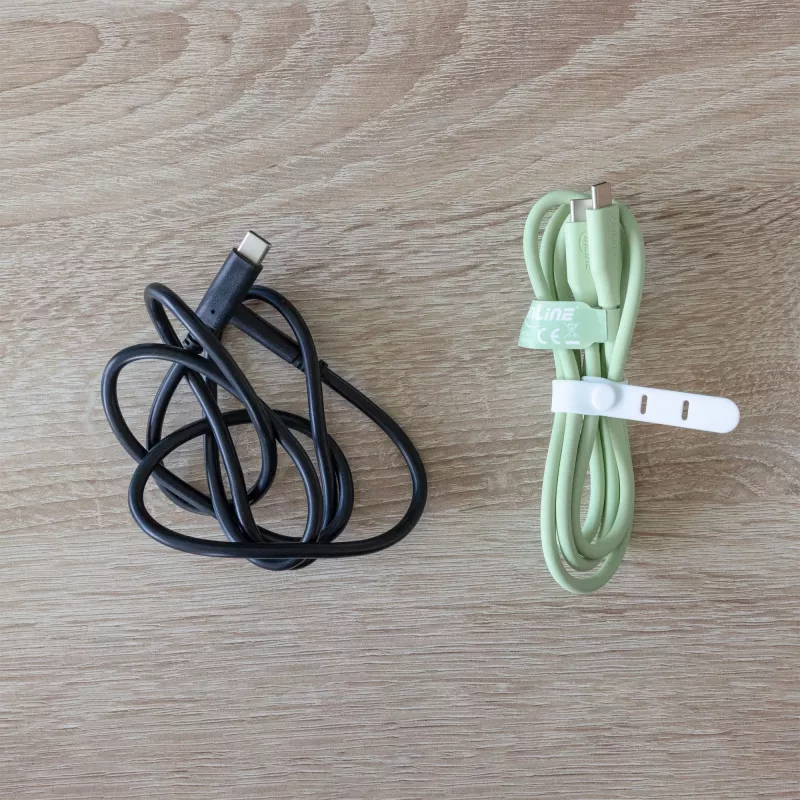 Cabo USB InLine 35891G 1 m USB C verde USB 2.0 0,48 Gbit/s