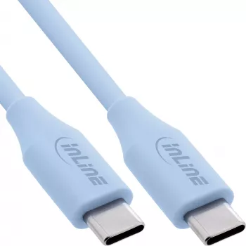 Cabo USB InLine 35891B USB 2.0 1 m USB C azul