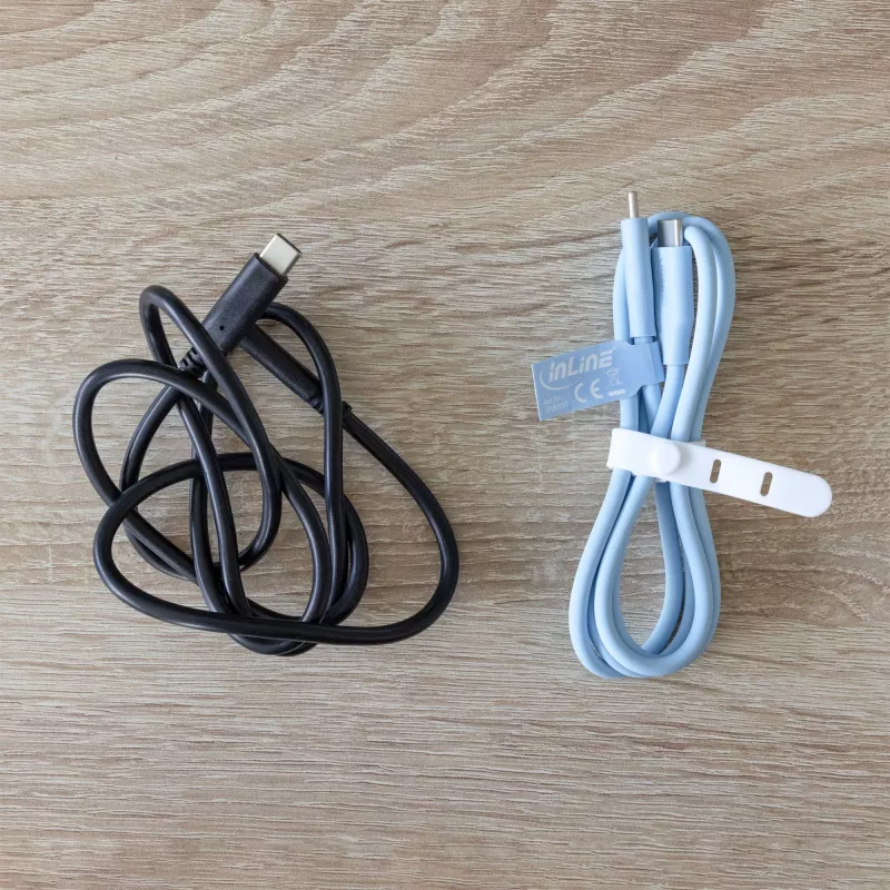 Cabo USB InLine 35891B USB 2.0 1 m USB C azul