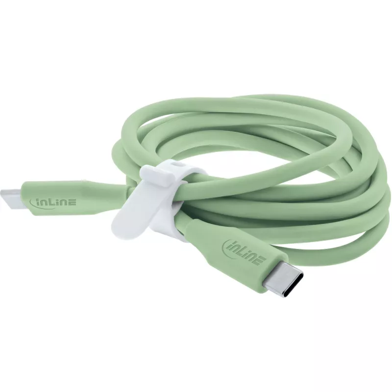 Cabo USB InLine 35895G USB 2.0 0,5 m USB-C verde