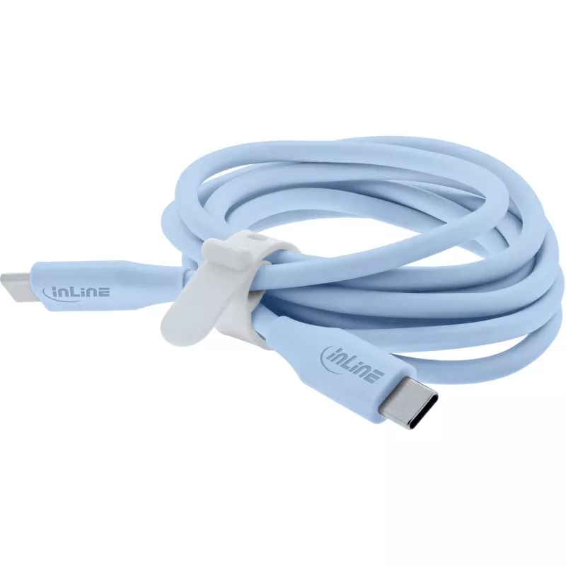 Cabo USB InLine 35895B USB 2.0 0,5 m USB-C azul