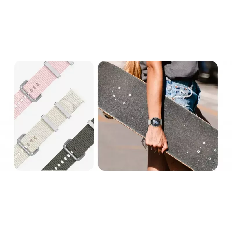 Bracelete Samsung Athleisure S/M para Galaxy Watch 7 creme