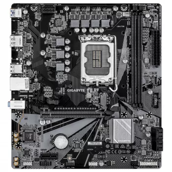 Placa-mãe GIGABYTE H610M D3W LGA1700 para CPUs Intel de 12.ª a 14.ª geração, 5+1+1 VRM, DDR5 até 5600 MHz, 128 GB, PCIe 3.0 M.2, 1 GbE, USB 3.2 Gen1
