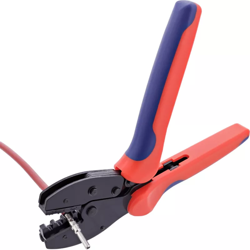 Alicate de cravar InLine 94100 para conectores MC4 (solar-PV) largura 75 mm profundidade 220 mm altura 25 mm