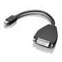 Lenovo 0B47090 Adaptador de cabo de vídeo 0,2 m Mini-DisplayPort SL-DVI preto