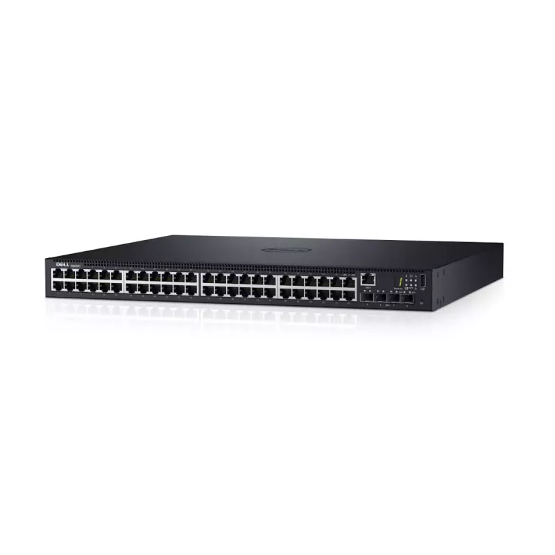 Switch Gerido L3 Gigabit Ethernet Dell N1548 — 48× RJ-45 10/100/1000, 1U, 128 Gbit/s, 16k MAC, USB 2.0