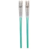 Cabo de patch de fibra ótica Intellinet, OM3, LC/LC, 5m, Aqua, Duplex, Multimodo, 50/125 µm, LSZH, Fibra, Garantia vitalícia