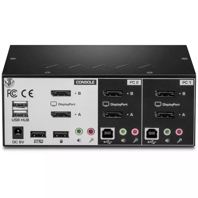 KVM-Switch Trendnet TK-240DP preto