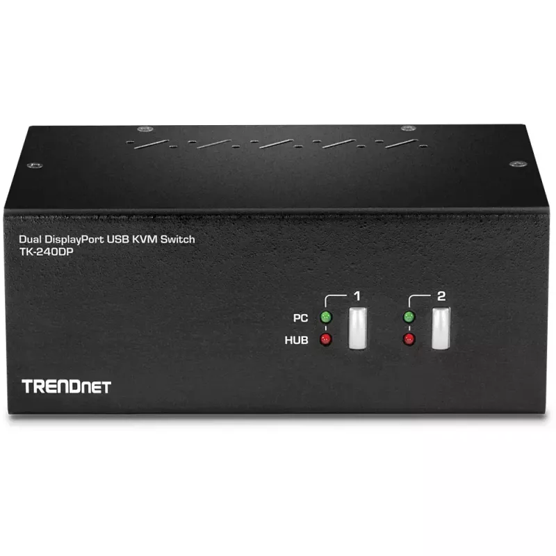 KVM-Switch Trendnet TK-240DP preto