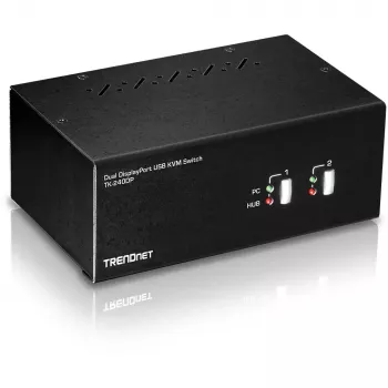 KVM-Switch Trendnet TK-240DP preto