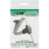 InLine chapa de slot serial, ficha de 9 pinos para conector interno de 10 pinos 1:1, 0,25 m