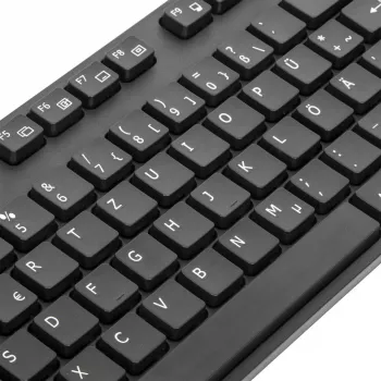 Targus AKB30DE teclado doméstico USB QWERTZ alemão preto