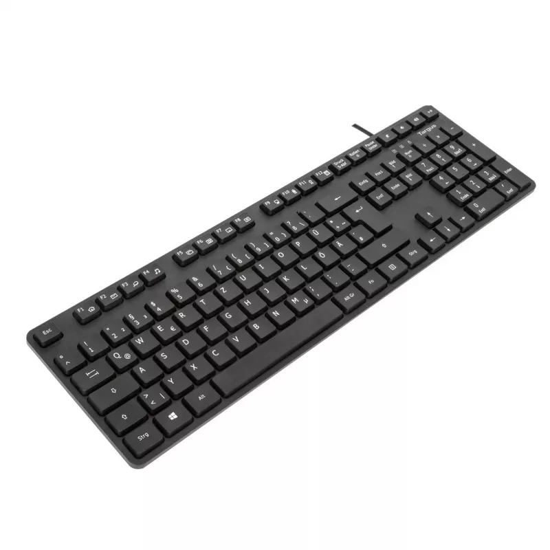 Targus AKB30DE teclado doméstico USB QWERTZ alemão preto