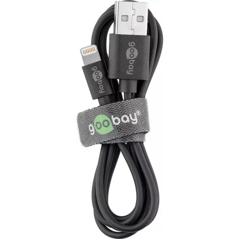 Cabo de carregamento e sincronização Lightning USB Goobay 72906