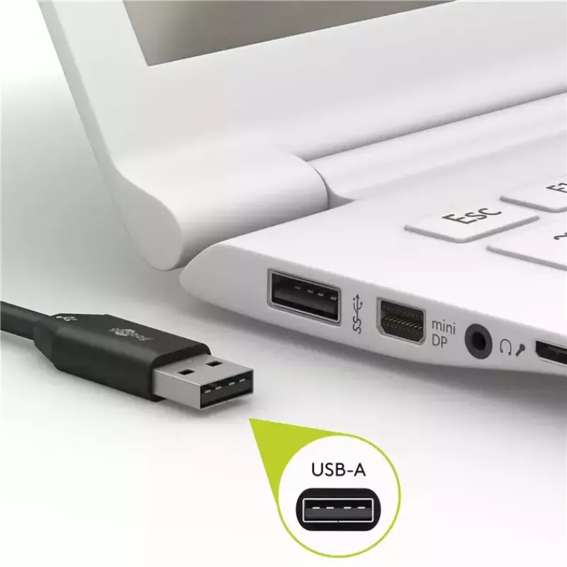 Cabo de carregamento e sincronização Lightning USB Goobay 72906