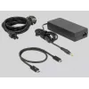 Dock para portátil DeLOCK 87725 com fios Thunderbolt 3 preto prateado