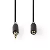 Cabo de áudio Nedis CABW22050AT50 5 m ficha de 3,5 mm para conector fêmea antracite