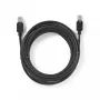 Cabo de rede Nedis CCBW85210AT50 preto 5 m Cat6 F/UTP