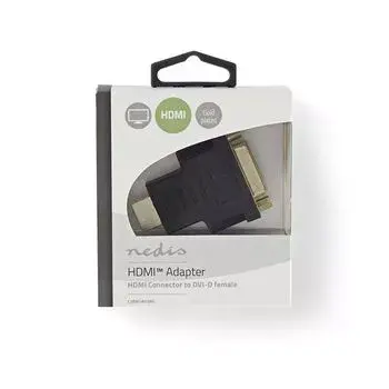 Adaptador de cabo Nedis CVBW34910AT HDMI DVI-D dourado