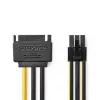 Cabo de alimentação interno Nedis CCGP74200VA015 0,15 m SATA 15 pinos macho