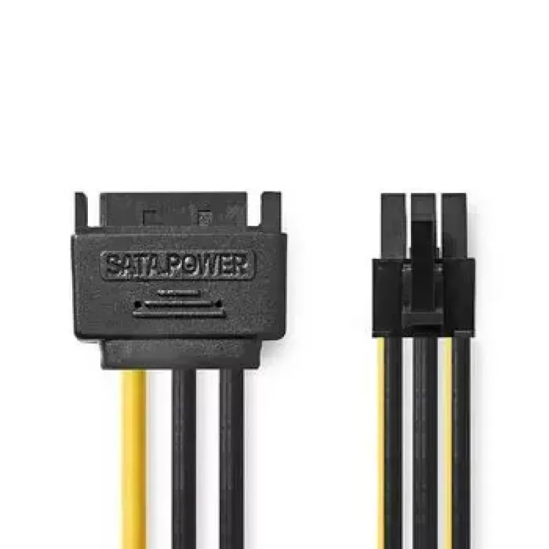 Cabo de alimentação interno Nedis CCGP74200VA015 0,15 m SATA 15 pinos macho