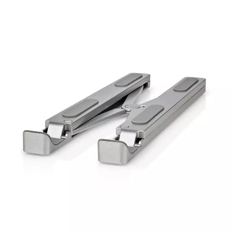 Suporte para portátil Nedis NBSTND100SI alumínio 43,2 cm altura ajustável