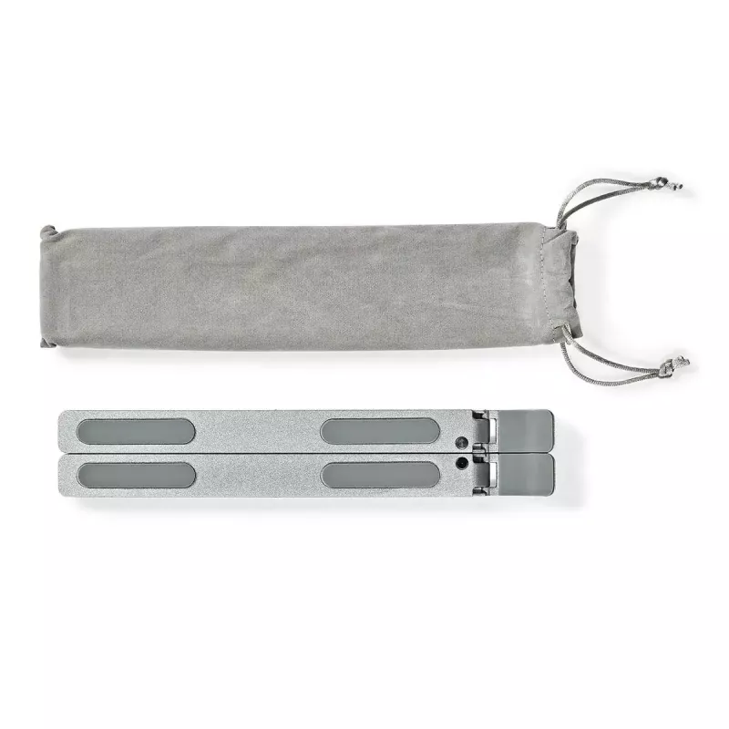 Suporte para portátil Nedis NBSTND100SI alumínio 43,2 cm altura ajustável