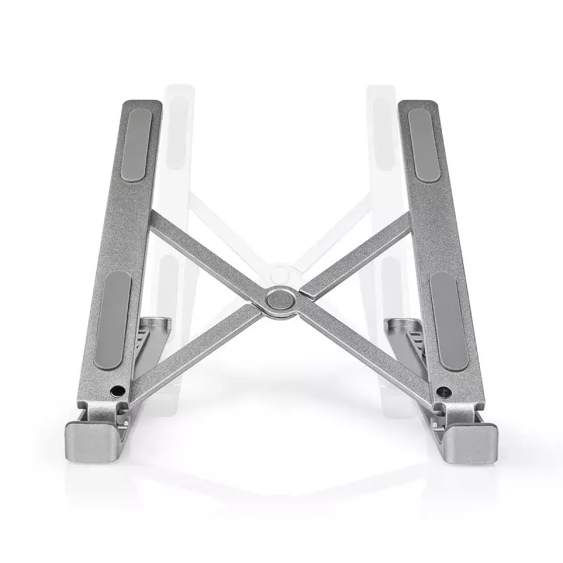 Suporte para portátil Nedis NBSTND100SI alumínio 43,2 cm altura ajustável