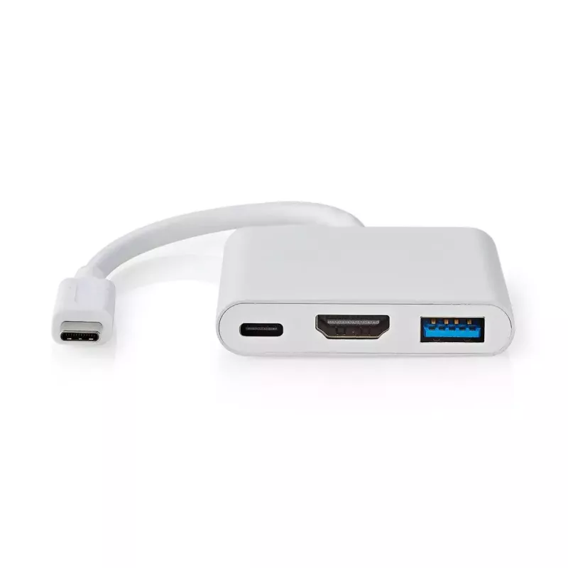 Dock para portátil Nedis CCGB64770WT01 USB Type-C com fios 7,5 W