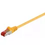 Cabo de patch Goobay CAT 6 S/FTP PiMF amarelo 0,5 m