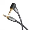 Cabo de áudio Goobay / WENTRONIC 3,5 mm jack – 3,5 mm jack, 5 m, cobre, contactos banhados a ouro, blindagem magnética