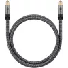 Cabo de áudio Goobay (WENTRONIC) 65306 — 3 m TOSLINK macho-macho, cobre, contactos banhados a ouro, preto/prateado