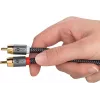 Cabo de áudio WENTRONIC Goobay 65303 — 10 m, 2×RCA (macho) para RCA (macho), cobre, contactos banhados a ouro