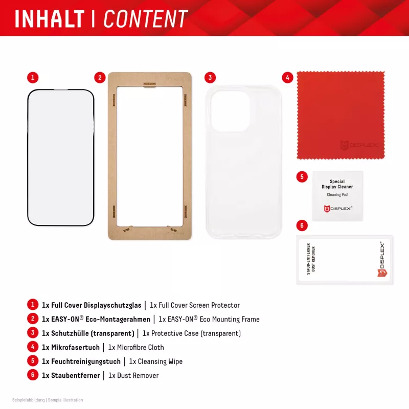 Película protetora de ecrã Displex + capa para Samsung Galaxy S24 Ultra, moldura de montagem Eco, cobertura total