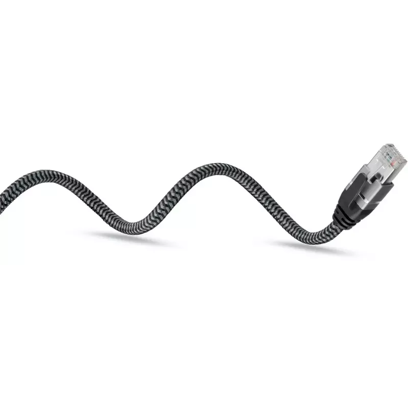 Adaptador de cabo Goobay USB A RJ-45 15m Preto Prateado