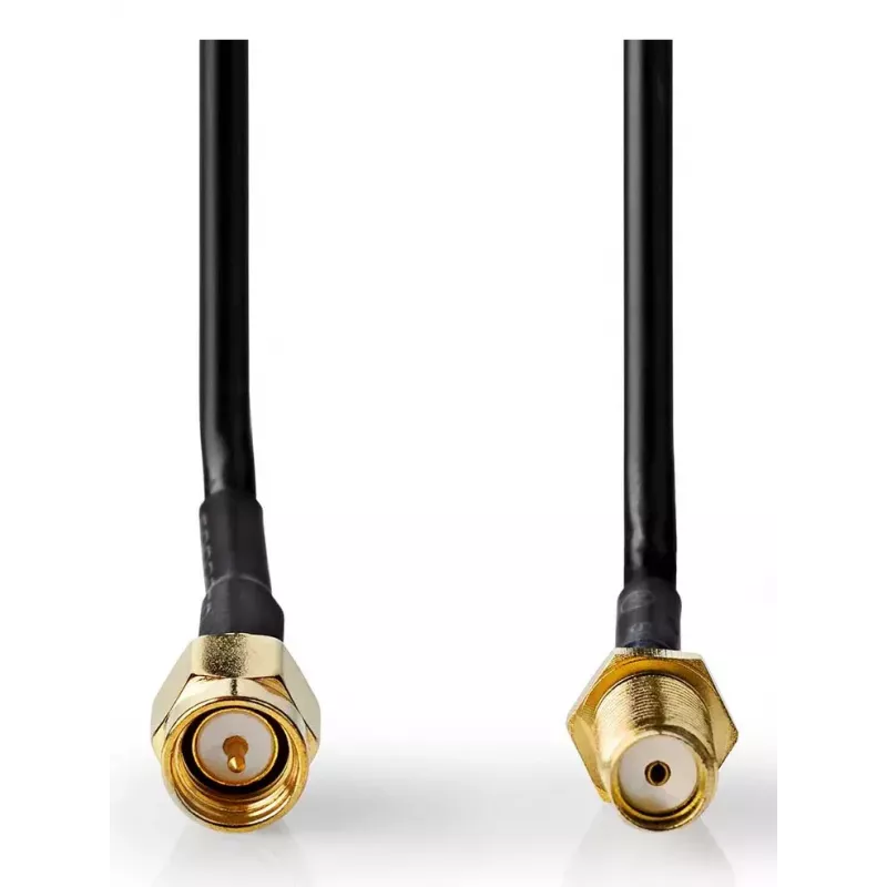 Cabo coaxial Nedis CSGL02010BK10 1 m SMA Preto